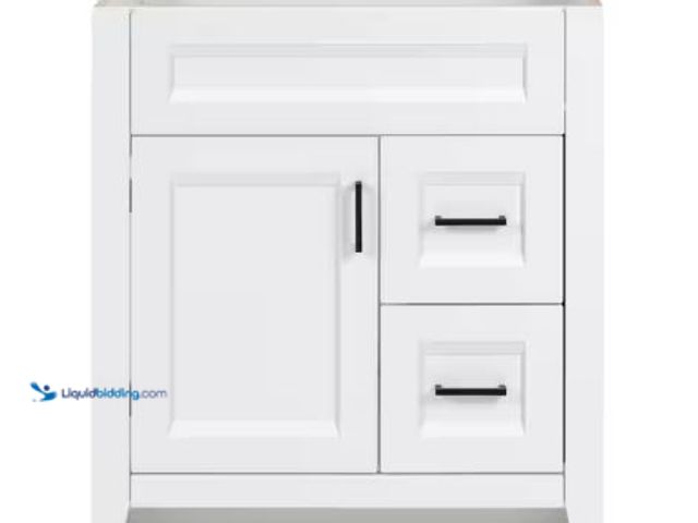 Lot 49-5510731 - Home Decorators Collection
Ridge 30 in. W x 22 in. D x 34 in. H Bath Vanity Cabinet without Top in ...