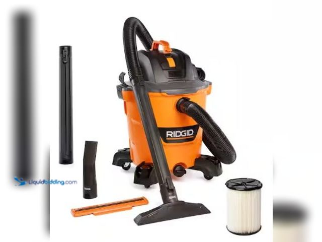 Lot 49-2022899 - PARTS AND REPAIR LOT - RIDGID 12 Gal. 5.0 Peak HP NXT Shop Vacuum Wet Dry Vac with General Debris Fi...