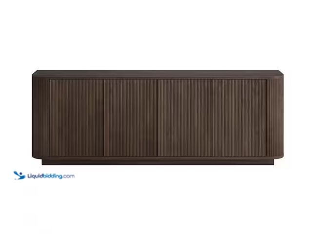 Lot 49-1547818 - Meyer&CrossCanton 68 in. Alder Brown TV Stand Fits TV's up to 75 in. Model # TV2161, Unused.  Ref#HD...