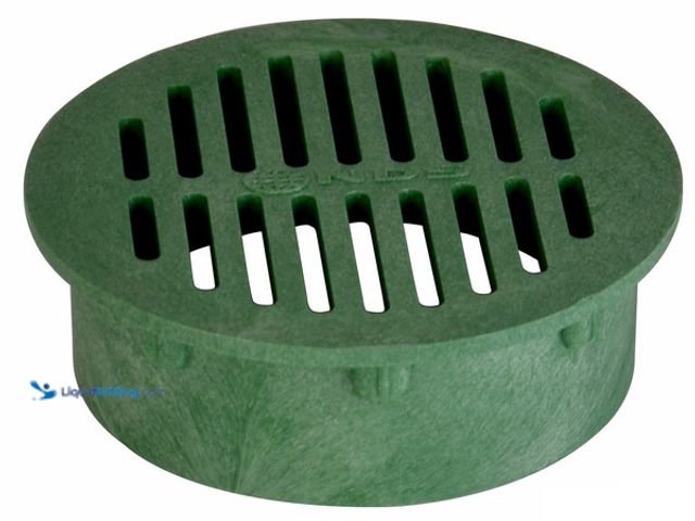 Lot 49-5413205 - 4pck of NDS 6" Round Grate - Green