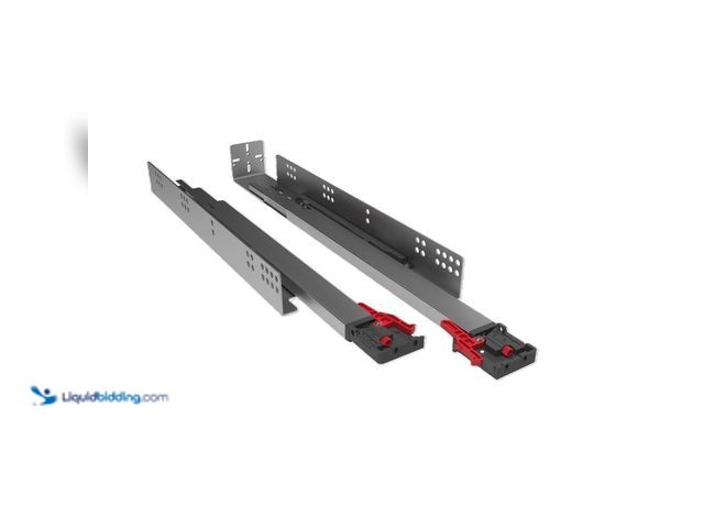 Lot 49-5449077 - Everbilt
21 in. Steel Undermount Full Extension Soft Close Cabinet Drawer Slides (1-pair) Unused