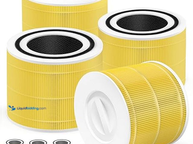 Lot 49-5448711 - Pet Care Filter Compatible with Levoit Core 300 & PuroAir 240 Air Purifier, 3-in-1 H13 True HEPA Cor...