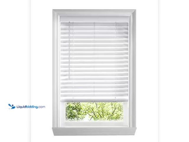 Lot 49-2025270 - Lot of (3) Home Decorators Collection White Cordless Faux Wood Blinds for Windows with 2 in. Slats -...