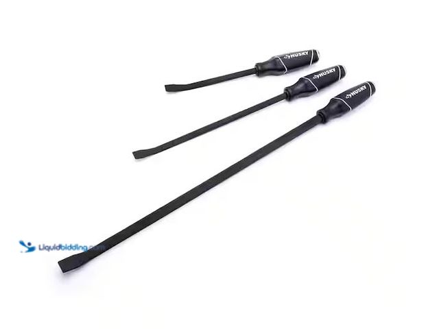Lot 49-1576876 - Husky Pry Bar Set (3-Piece) Model # H3PCPRYSET, Unused  Ref#AHDSB0205
