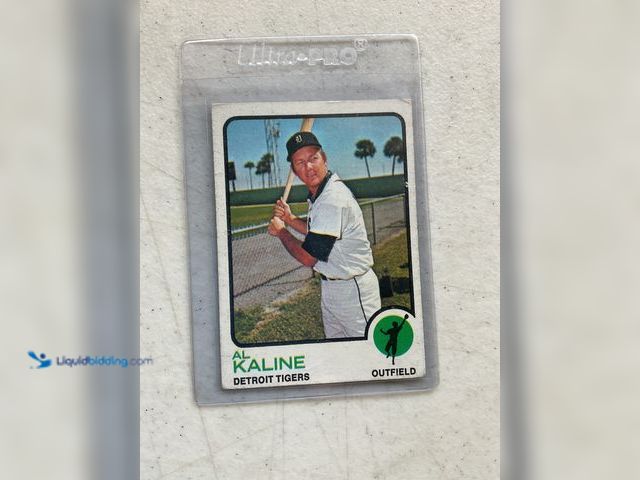 Lot 49-5350267 - 1973 TOPPS AL KALINE #280 BASEBALL CARD AUTHENTIC DETROIT TIGERS