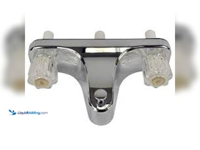 Lot 49-5483701 - DANCO Mobile Home and RV 8 in. 2-Handle Tub and Shower Faucet in Chrome. Model # 33156X. Unused