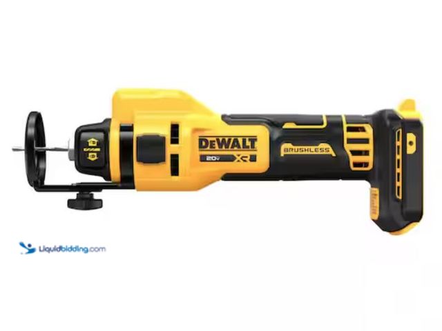 Lot 49-2005585 - DEWALT XR 20V Lithium-Ion Cordless Rotary Drywall Cut-Out Tool (Tool Only), Model # DCE555B, Unused,...