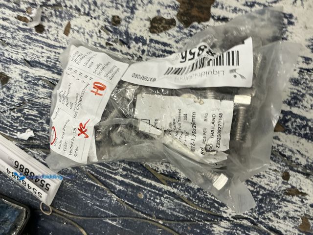 Lot 49-5548856 - QTY 2 - 50PC HEX HEAD SCREW MODEL:A2-70 UNUSED.