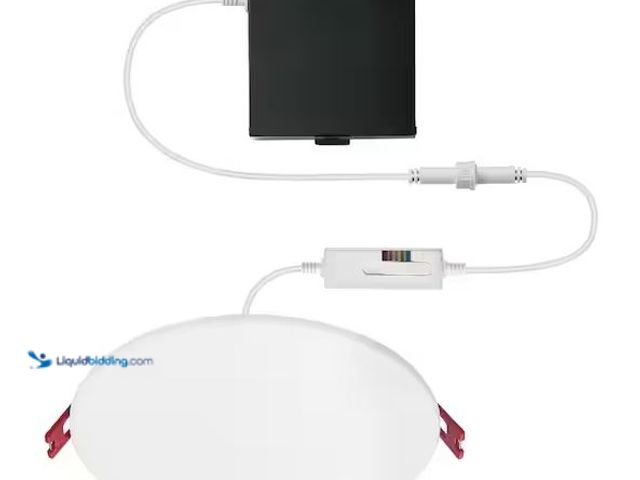 Lot 49-5460953 - Commercial Electric
Premium Series 6 in. LED, 2-Level Lumen Select, InfinitiEdge Slim Canless Reces...