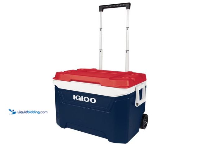 Lot 49-5552537 - Igloo 60-Quart Sunset Roller Cooler - Texas Edition. Item # 980345064. Unused