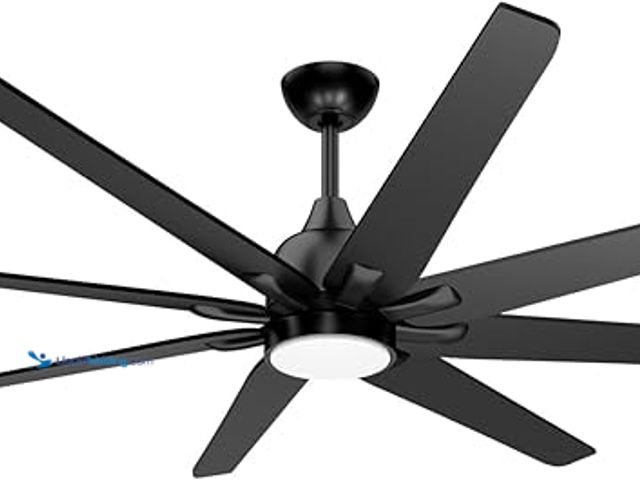 Lot 49-5452156 - wurzee 72 inch Ceiling Fans, 3CCT LED Reversible DC Motor, Dimmable Timing 6 Speed, Modern Large Bla...