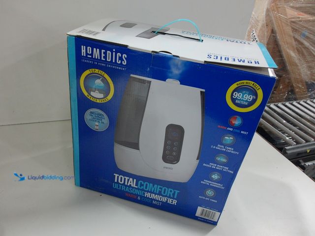 Lot 49-2024091 - HoMedics Total Comfort Ultrasonic Humidifier. Model # CP1415860. MSRP $50. Slightly Unused, has atta...