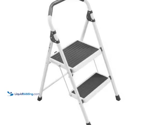 Lot 49-1565928 - Gorilla Ladders 2-Step Steel Lightweight Step Stool Ladder 225 lbs. Load Capacity Type II Duty Ratin...