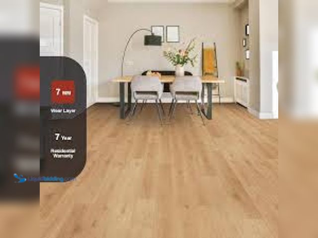 Lot 49-5450046 - Approx 95 Sq ft - TrafficMaster Rockwood Oak 7 mm T x 7.64 in. W Laminate Wood Flooring (24.17 sqft/...