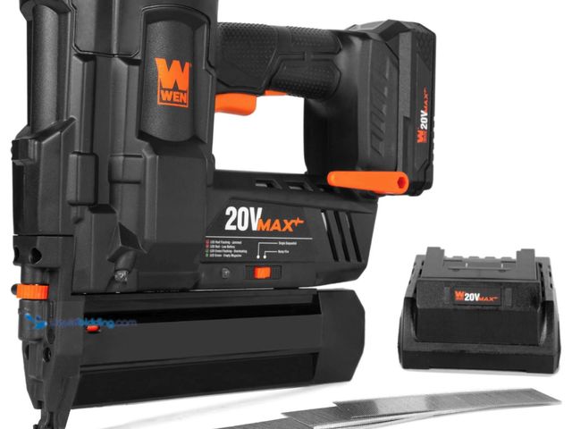 Lot 49-2001189 - WEN 20V Max Cordless 18-Gauge Brad Nailer with 2.0Ah Battery and Charger, Model # 20512, Unused, Inc...