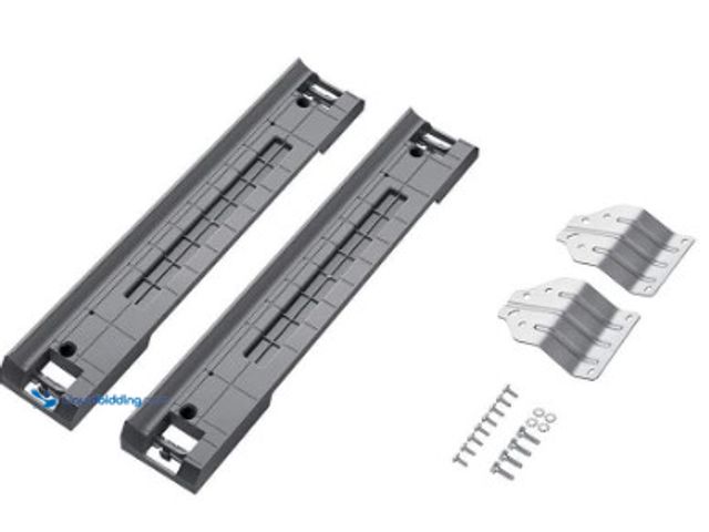 Lot 49-1625772 - Lot of (2) SAMSUNG Stacking Kit for 27” Wide Front Load Washer and Dryer Combo, Small Space Saving S...