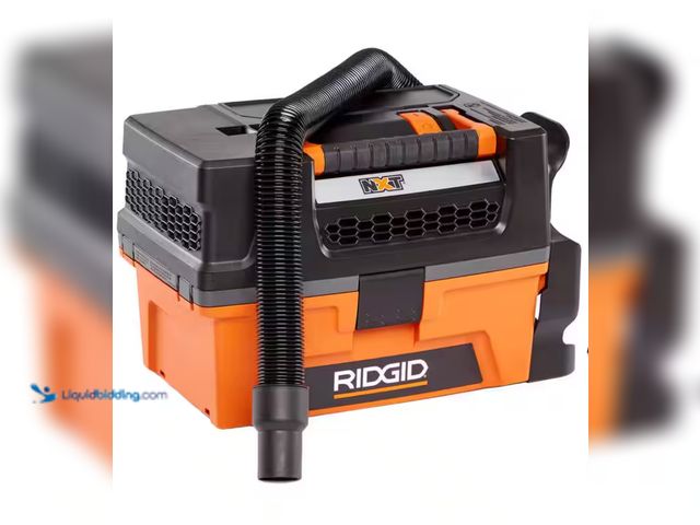 Lot 49-2000147 - RIDGID 3 Gal. 5.0 Peak HP NXT Shop Vacuum HD0300 Wet Dry Vac. Slightly Used. Powers on. No Filter an...