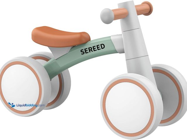 Lot 49-3511856 - SEREED Baby Balance Bike for 1 Year Old Boys Girls 12-24 Month Toddler Balance Bike, 4 Wheels Toddle...