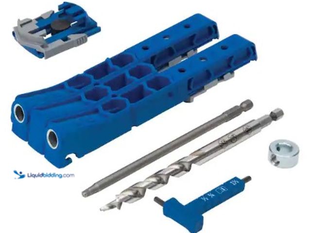 Lot 49-3615712 - Kreg Pocket Hole Jig, Model # KPHJ320, Unused, Has attachments.   Ref#SB0720