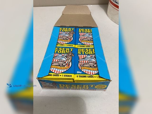 Lot 49-1835316 - Other 1991 TOPPS DESERT STORM WAX PACK BOX OF 36 PACKS ALL SEALED #COIN0723