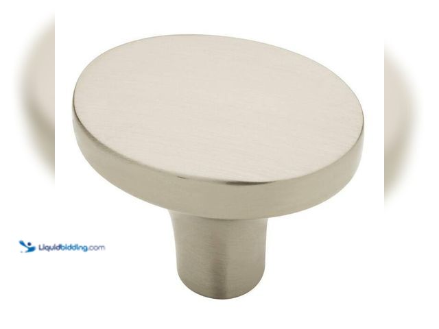 Lot 49-2024030 - Approx (20)- Liberty Mila 1-1/4 in. (32 mm) Modern Satin Nickel Round Cabinet Knob. Model # P30225C-...