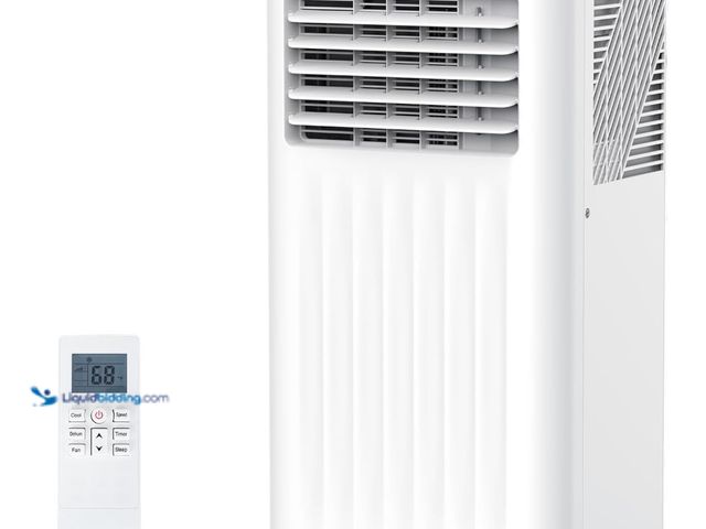 Lot 49-1547517 - COWSAR 10,000 BTU Portable Air Conditioners, Portable AC Unit Cools Up to 450 Sq.ft with Remote, 4 M...