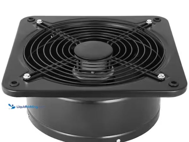 Lot 49-2001078 - SKYSHALO 12 in. Commercial Ventilation Extractor Exhaust Fan Blower Wall Mount Kitchen Bathroom Toil...