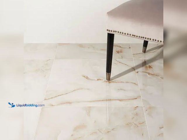 Lot 49-1549380 - 7 Boxes, Approx. 108 sq. ft. Total of  Ivy Hill Tile Selene Onyx Pearl 24 in. x 24 in. Polished Porc...