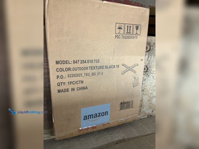 Lot 49-3531030 - Textured Cast Iron Black Table Base 24" Across 3" Unused