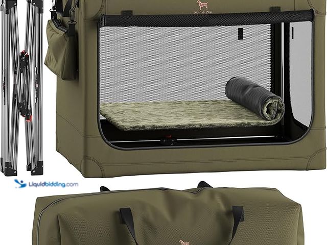 Lot 49-1570271 - Noah & Paw Collapsible Dog Crate 36 Inches, XL Dog Crate for XL, Large Medium Breed, Travel Kennel f...