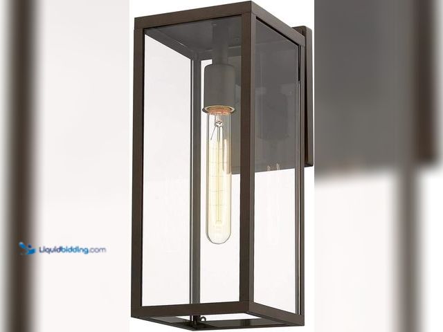 Lot 49-5406685 - Bestshared Outdoor Wall Sconce Lights, Exterior Wall Lighting Fixtures with Clear Glass, Anti-Rust M...
