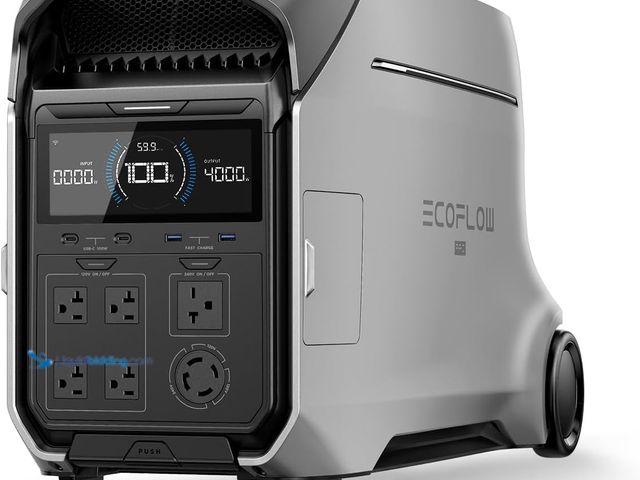 Lot 49-1589281 - EF ECOFLOW DELTA Pro 3 Portable Power Station, 4096Wh LFP Battery, Expandable to 48kWh, 120/240V 400...