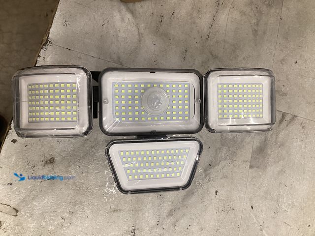 Lot 49-5545781 - Solar Powered Outdoor Motion Sensor Lights, Unused
