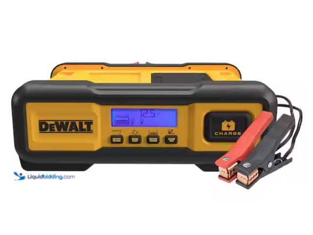 Lot 49-2005600 - DEWALT 100-Amp Car Battery Charger/ Car Battery Maintainer, Model # DXAEC100, Unused, Powers on.   R...