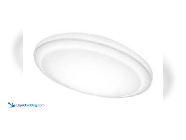 Lot 49-5448426 - Commercial Electric 20 in. Low Profile LED Flush Mount Round Ceiling Light 2400 Lumens 3000K 4000K 5...