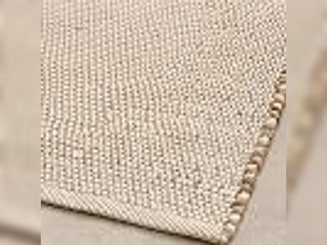 Lot 49-2021636 - Jute Cotton Hand Woven Area Rug (10' x 13' Natural). Model #B0B74T71ND. MSRP $297.99. Unused.