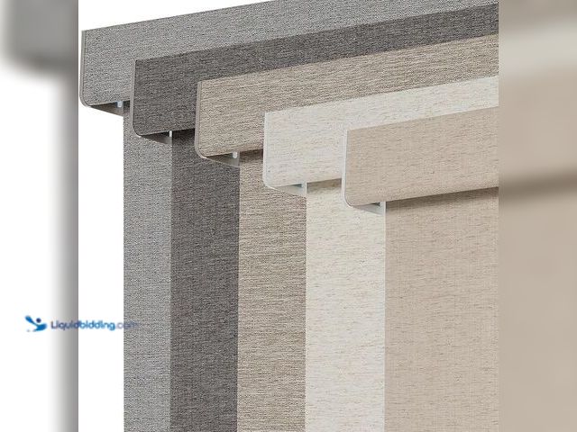 Lot 49-5446711 - ASIN:B0F32R9V8T Item is unused. Persilux Blackout Roller Shades for Window Blinds,Cordless,Linen Fab...