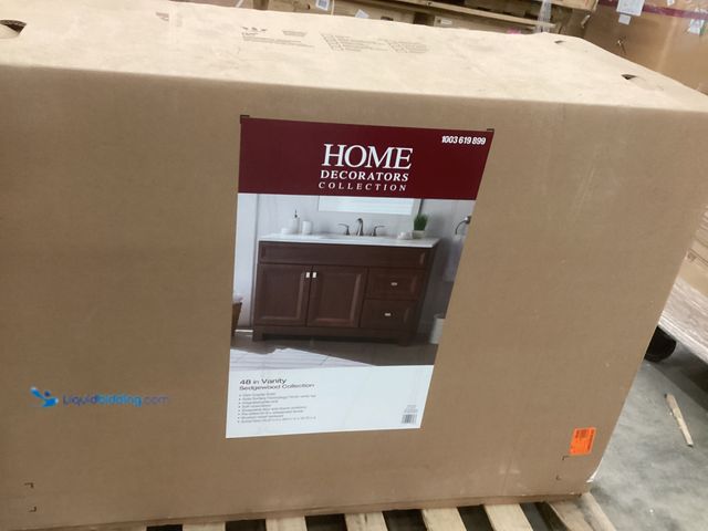 Lot 49-5490218 - Home Decorators Collection Sedgewood 48.5 in. W x 18.75 in. D x 34.375 in. H Single Sink Bath Vanity...