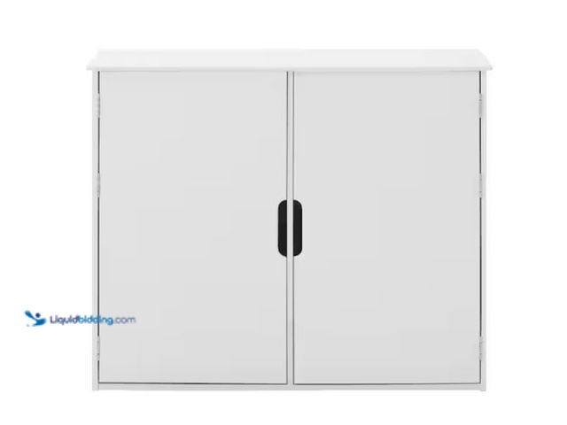 Lot 49-1624335 - Style Well Craft Storage Hutch in White (42 in. W) Model # CRF-002-WH, New, Factory Sealed  Ref#CRS0...