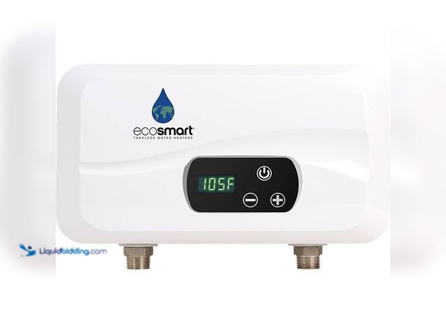 Lot 49-5406649 - Eco Smart POU 4T Point-of-Use Temperature Controlled Tankless Electric Water Heater 3.5 kW 120 V, Mo...