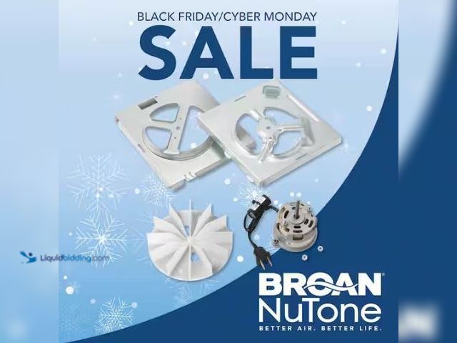 Lot 49-1549338 - Broan-NuTone Replacement Motor Wheel 70 CFM, Model # RE70BN, Slightly used.  Ref#AHDPA1023