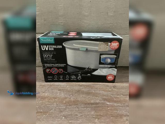 Lot 49-5484625 - NuvoMed Sterilizing Box, White (UVB60892) New