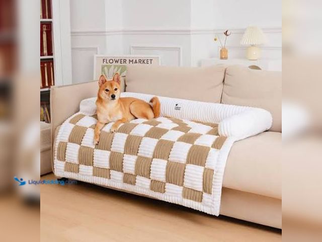 Lot 49-5549659 - Washable Dog Couch Cover Protector, Non Slip Dog Bed Mat Machine Washable Large Blanket for Dogs, Pe...