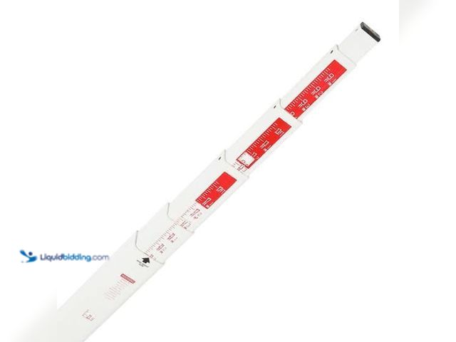 Lot 49-5539653 - BOSCH CST/berger MeasureMark 25-Foot Fiberglass Grade Rod in Feet, Inches and Eighths. Model:  06-92...