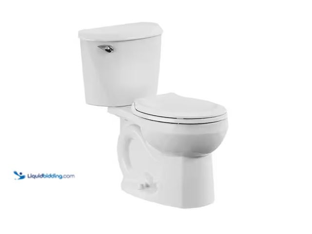 Lot 49-1579130 - American Standard Reliant 12 in. Rough In 2-Piece 1.28 GPF Single Flush Round Toilet with Slow Close...