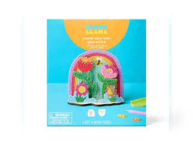 Lot 49-5539897 - QTY 24 - Floral Gem Art 3D Scene Craft Kit - Mondo Llama. Unused