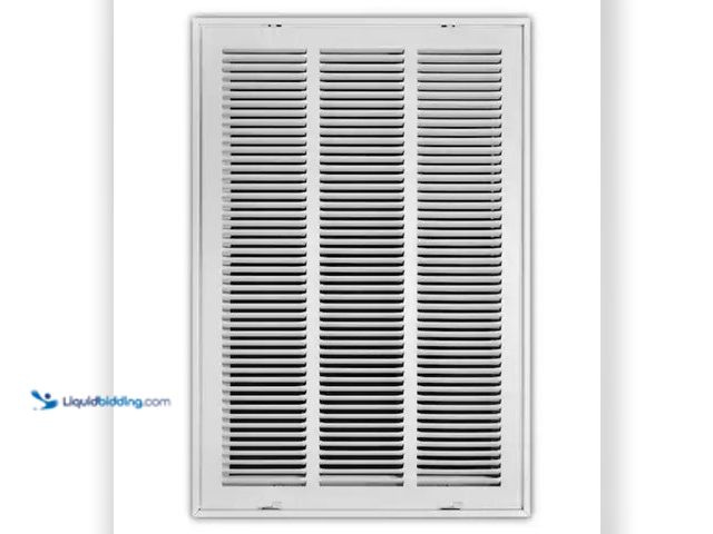 Lot 49-3614028 - Everbilt 16 in. x 25 in. Steel Return Air Filter Grille in White, Model # E190RF16X25, Unused.  Ref#...