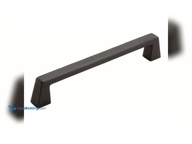 Lot 49-5558973 - QTY 26 - Amerock Blackrock 6-5/16 in. (160mm) Modern Black Bronze Arch Cabinet Pull Model # BP55278B...
