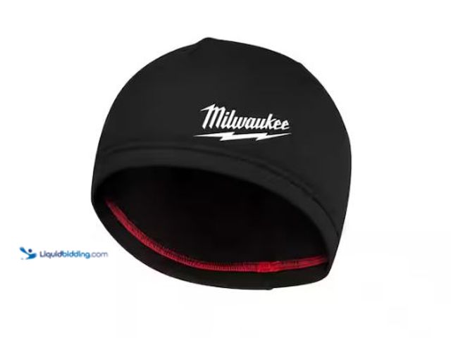 Lot 49-1577269 - Milwaukee WORKSKIN Low-Profile Beanie Cap, Model # M752B, Unused.   Ref#ASRHD0130