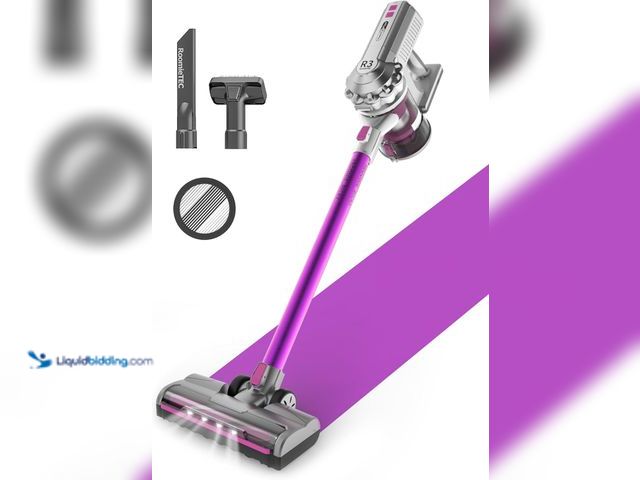 Lot 49-3528232 - ROOMIE TEC R3 Cordless Stick Vacuum Cleaner, Fadeless Suction Power for Floor and Carpet, Up to 43 M...